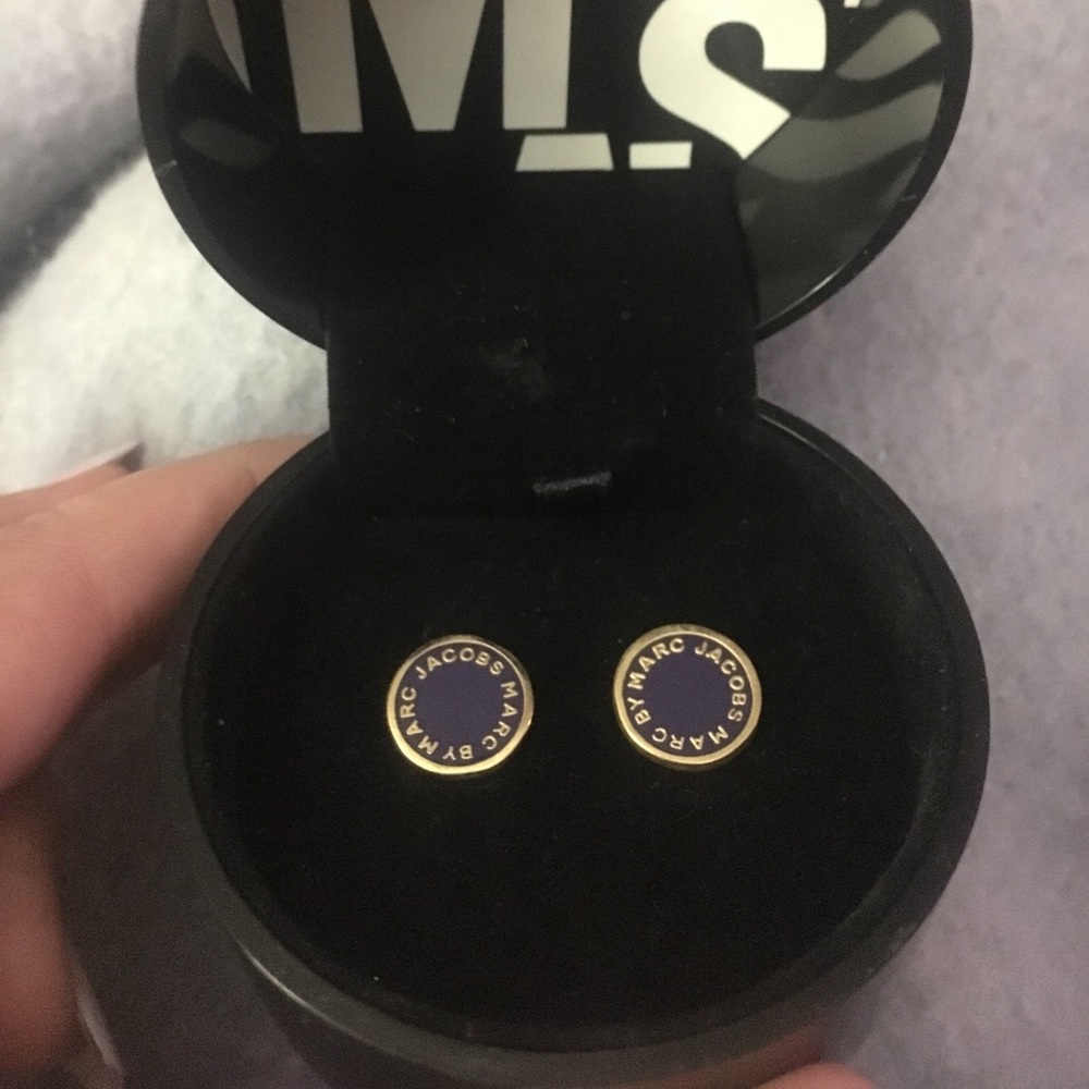 Marc Jacobs signature stud earrings and bracelet
